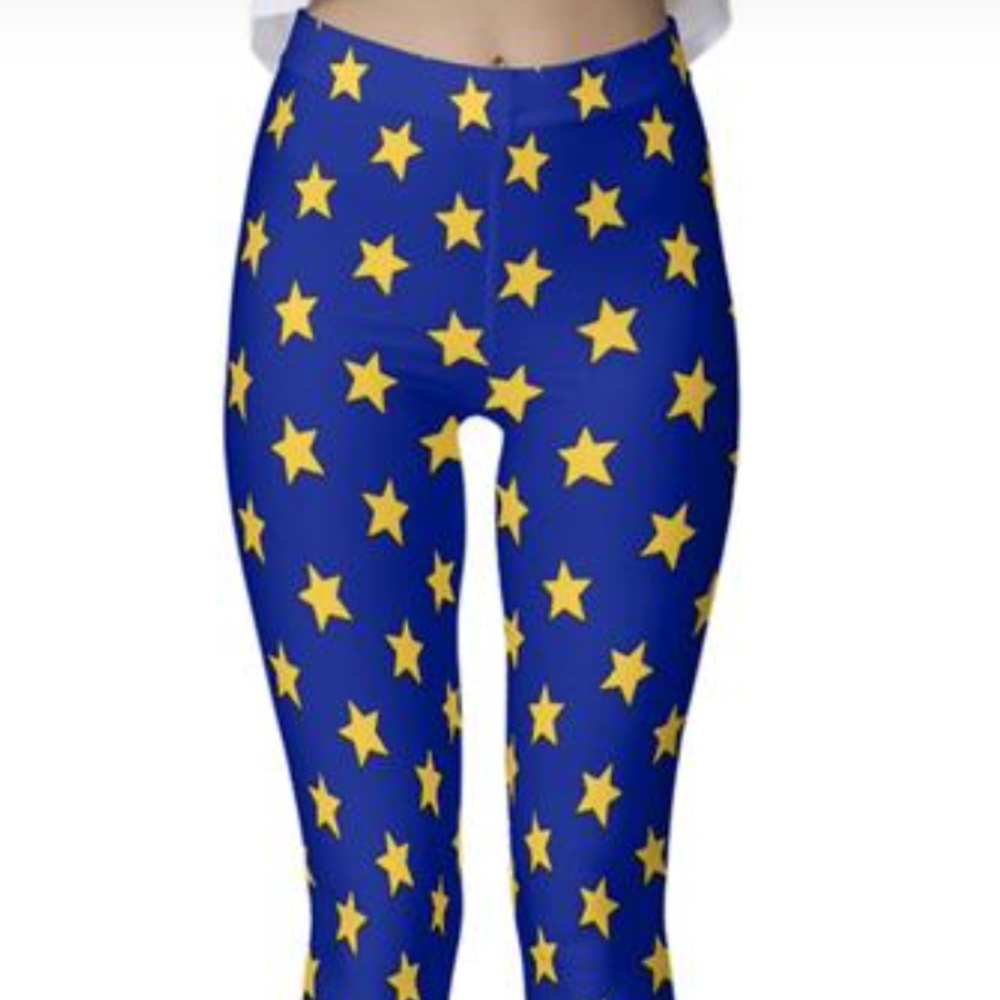 Blue and Gold/Yellow GAME DAY Leggings
